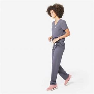 Figs Charcoal/Gray Scrub Set XXS